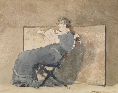 Girl Reading autorstwa Winslow Homer