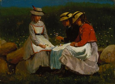Dziewczyny w krajobrazie autorstwa Winslow Homer