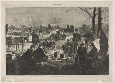 Postój karawany wozów autorstwa Winslow Homer