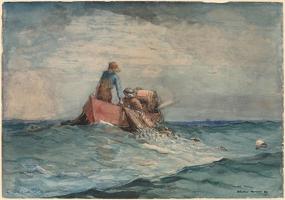 Wciąganie w sieci autorstwa Winslow Homer