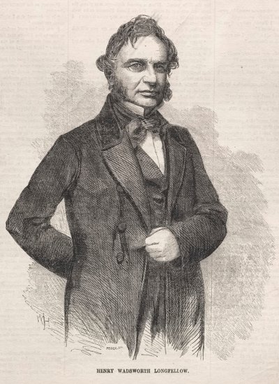 Henry Wadsworth Longfellow, 1858. autorstwa Winslow Homer