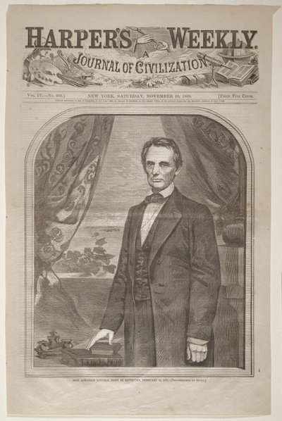 Czcigodny Abraham Lincoln, urodzony w Kentucky, 12 lutego 1809 autorstwa Winslow Homer