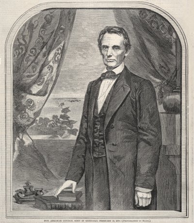 Kochanie. Abraham Lincoln, urodzony w Kentucky, 12 lutego 1809, 1860. autorstwa Winslow Homer