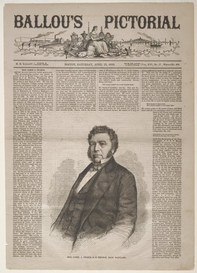 Szanowny James A. Pearce, senator USA z Marylandu autorstwa Winslow Homer
