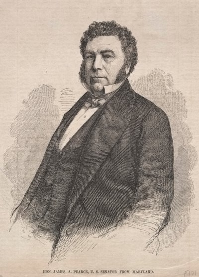Kochanie. James A. Pearce, amerykański senator z Maryland, 1859. autorstwa Winslow Homer