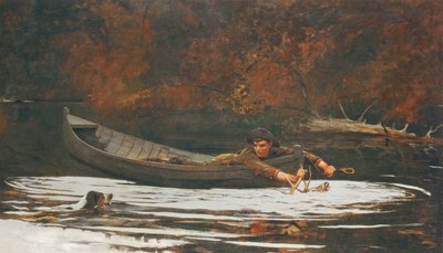 Ogar i myśliwy, 1892 autorstwa Winslow Homer