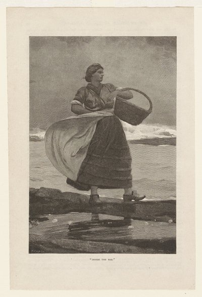 Wewnątrz baru autorstwa Winslow Homer