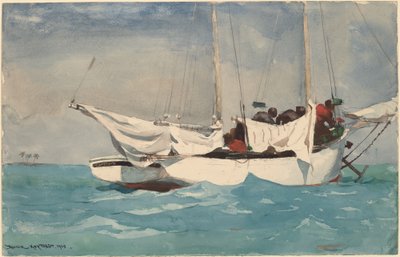 Key West, kotwica holownicza autorstwa Winslow Homer