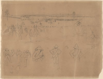 Składy i rowy [recto] autorstwa Winslow Homer