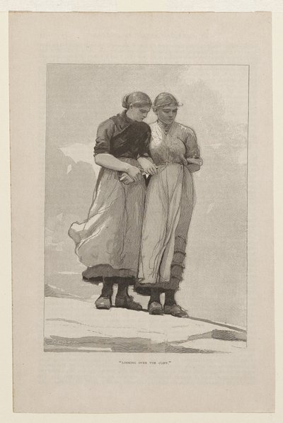 Widok ponad klifem autorstwa Winslow Homer