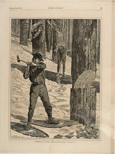Trzepanie w zimie autorstwa Winslow Homer