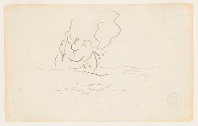 Człowiek w canoe z harpunem autorstwa Winslow Homer