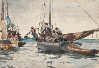 Scena targowa, Nassau autorstwa Winslow Homer