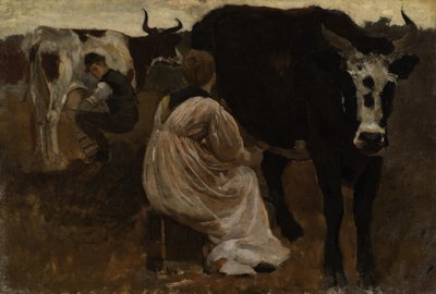 Dojenie autorstwa Winslow Homer