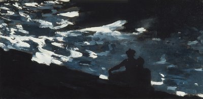 Światło księżyca na wodzie, ok. 1906 autorstwa Winslow Homer