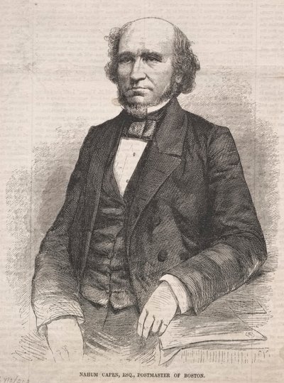 Nahum Capen, Esq., Poczmistrz Bostonu autorstwa Winslow Homer