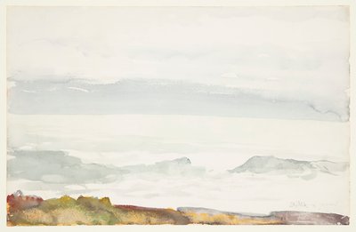 Ocean widziany z klifu, Szyja Prouta, Maine autorstwa Winslow Homer