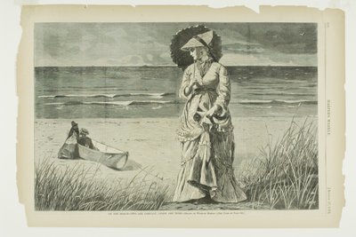 Na plaży - Dwoje to towarzystwo, troje to nikt autorstwa Winslow Homer