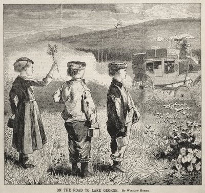 W drodze nad jezioro George autorstwa Winslow Homer