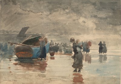 Na piaskach, 1881. autorstwa Winslow Homer