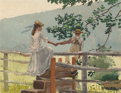 Na Stile, 1878. autorstwa Winslow Homer