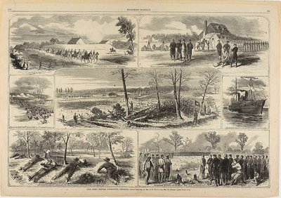 Nasza armia przed Yorktown, Wirginia autorstwa Winslow Homer