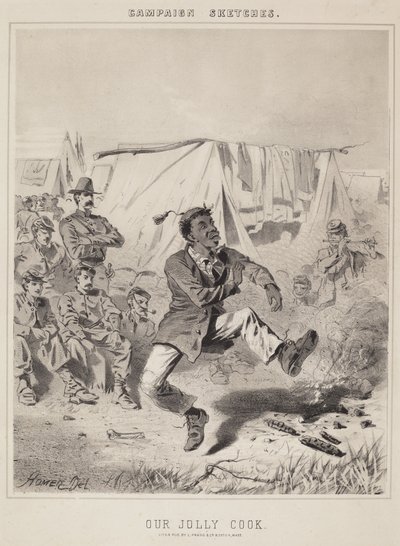 Nasz wesoły kucharz (szkice kampanii) autorstwa Winslow Homer