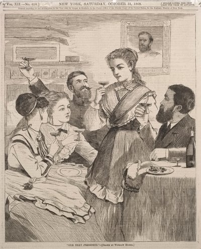 Nasz następny prezydent, 1868. autorstwa Winslow Homer