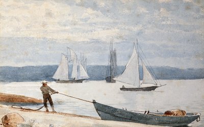 Ciągnięcie Dory, 1880 autorstwa Winslow Homer