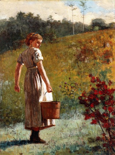 Powrót z wiosny, 1874 autorstwa Winslow Homer