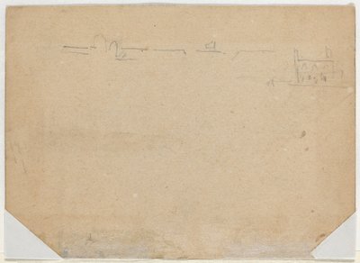 Linia dachu [verso] autorstwa Winslow Homer
