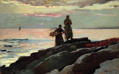 Zatoka Saco autorstwa Winslow Homer