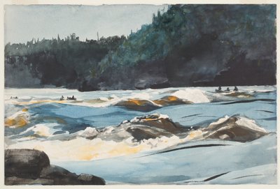 Rzeka Saguenay, Dolny Rapids autorstwa Winslow Homer