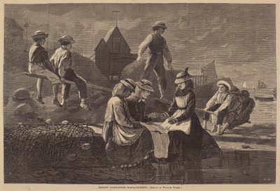 Huśtawka - Gloucester, Massachusetts, opublikowana w 1874 r. autorstwa Winslow Homer