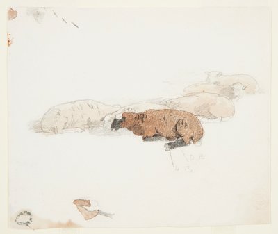 Odpoczywająca owca autorstwa Winslow Homer