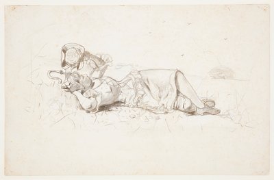 Odpoczywająca pasterka autorstwa Winslow Homer