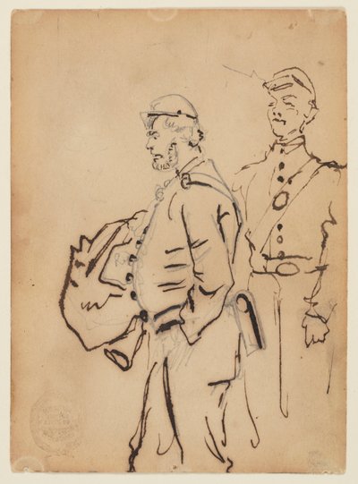 Szkice Żołnierzy autorstwa Winslow Homer