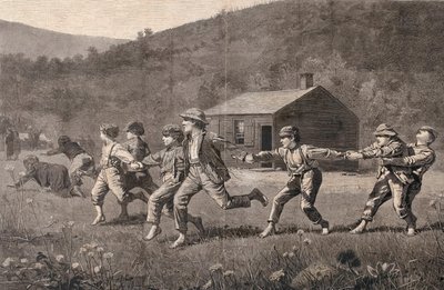 „Snap-the-Whip”, 20 września 1873 autorstwa Winslow Homer
