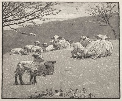 Baranek Wiosenny, 1880. autorstwa Winslow Homer