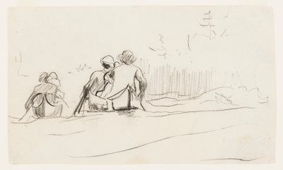 Widok rufy dwóch kajaków autorstwa Winslow Homer