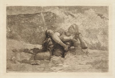 Studium do Podwodnego prądu autorstwa Winslow Homer