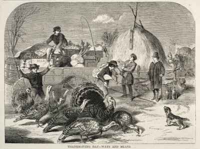 Święto Dziękczynienia - sposoby i środki, 1858. autorstwa Winslow Homer