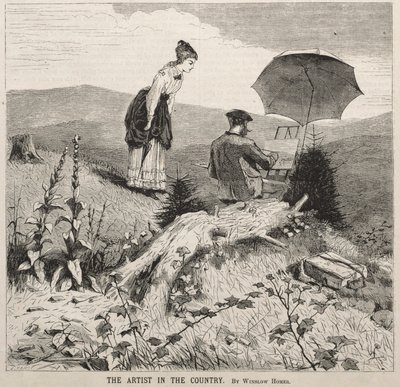 Artysta na wsi, 1869. autorstwa Winslow Homer