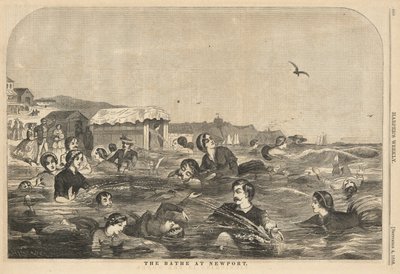 Kąpiel w Newport, z Harper autorstwa Winslow Homer