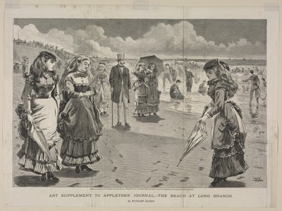 Plaża w Long Branch autorstwa Winslow Homer
