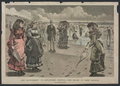 Plaża w Long Branch, 1869. autorstwa Winslow Homer