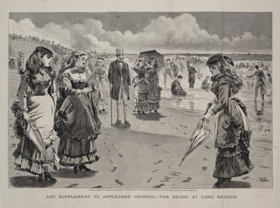 The Beach at Long Branch, opublikowana jako dodatek do czasopisma Appleton