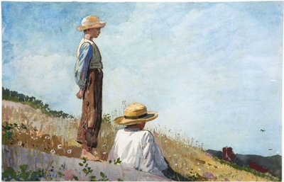 Niebieski chłopiec autorstwa Winslow Homer