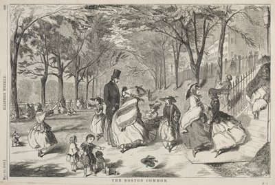 Boston Common, 1858. autorstwa Winslow Homer