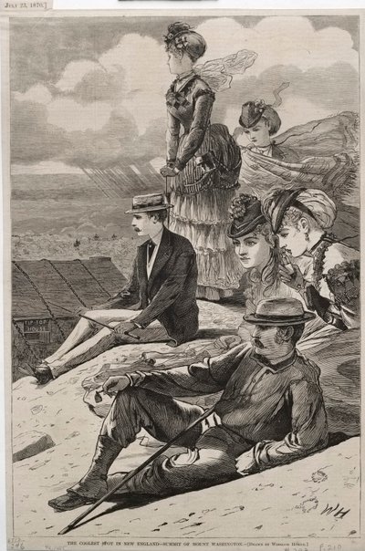 Najfajniejsze miejsce w Nowej Anglii - szczyt Mount Washington autorstwa Winslow Homer